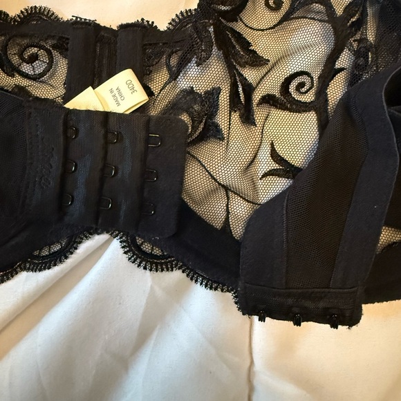 Soma Elegant Black Lace Bra size 34DD - Picture 4 of 5